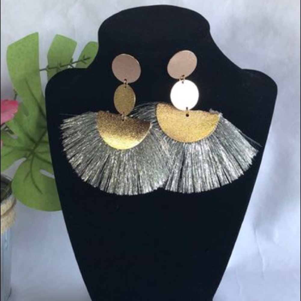 Stronger Statement Tazzel Earrings